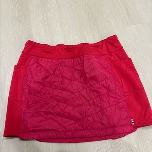 Smartwool Smartloft Pull-On Skirt XL Red
